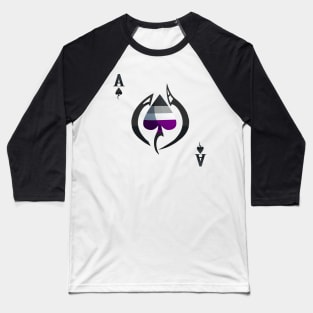 Ace in Spades: Pride Baseball T-Shirt